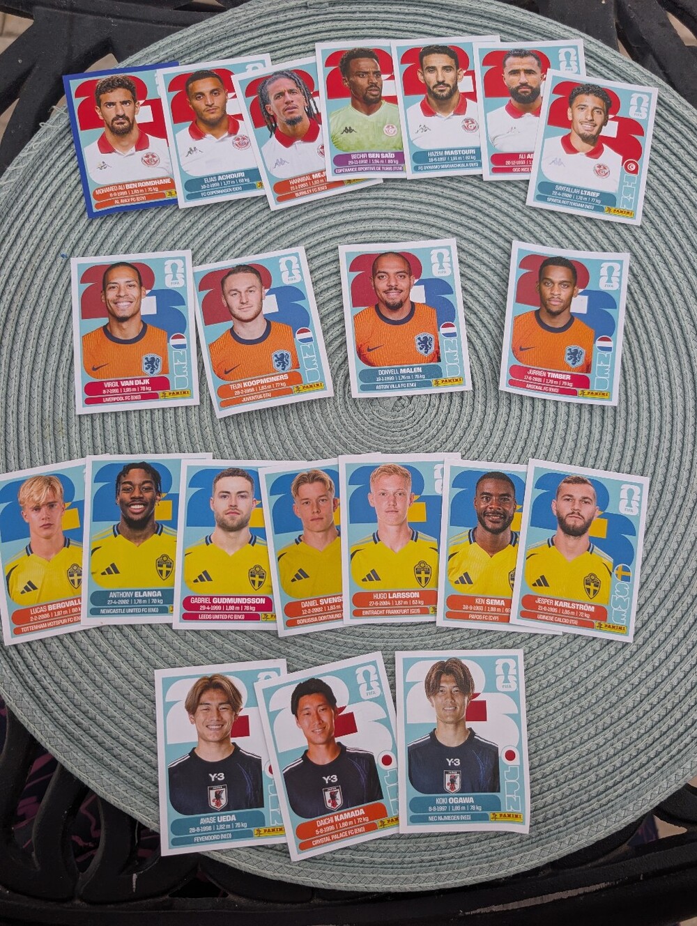 Panini World Cup 2026 Player Sticker Collection - Group F-21- NED, JPN, SWE, TUN